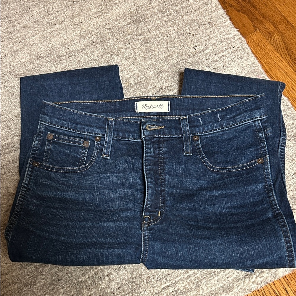 Madewell Women's 10” High Rise Dark Blue Skinny Jeans